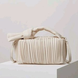 Stylish off white trendy bag